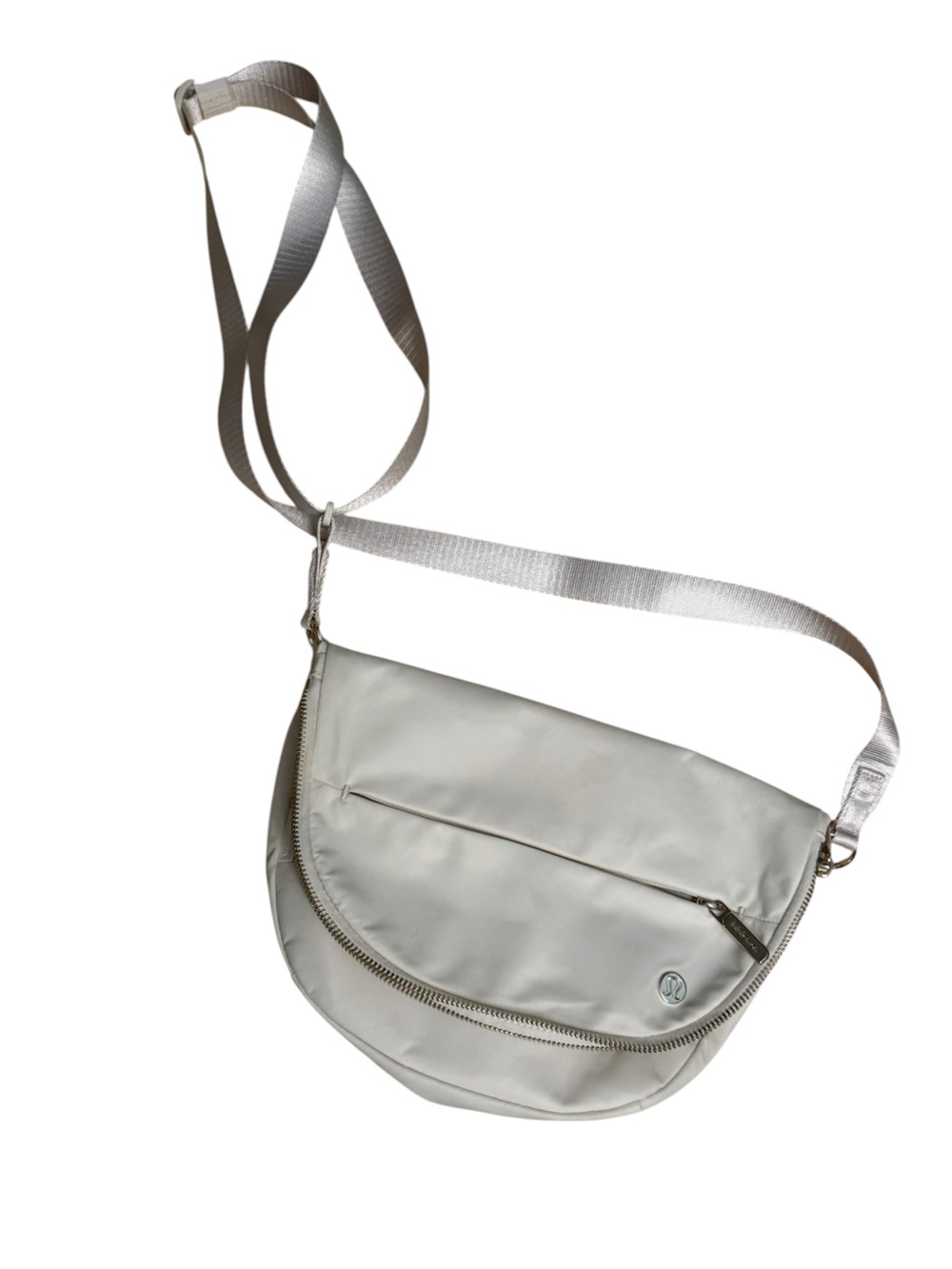 lululemon athletica Light Gray Crossbody Sling Bag ALL NIGHT FESTIVAL